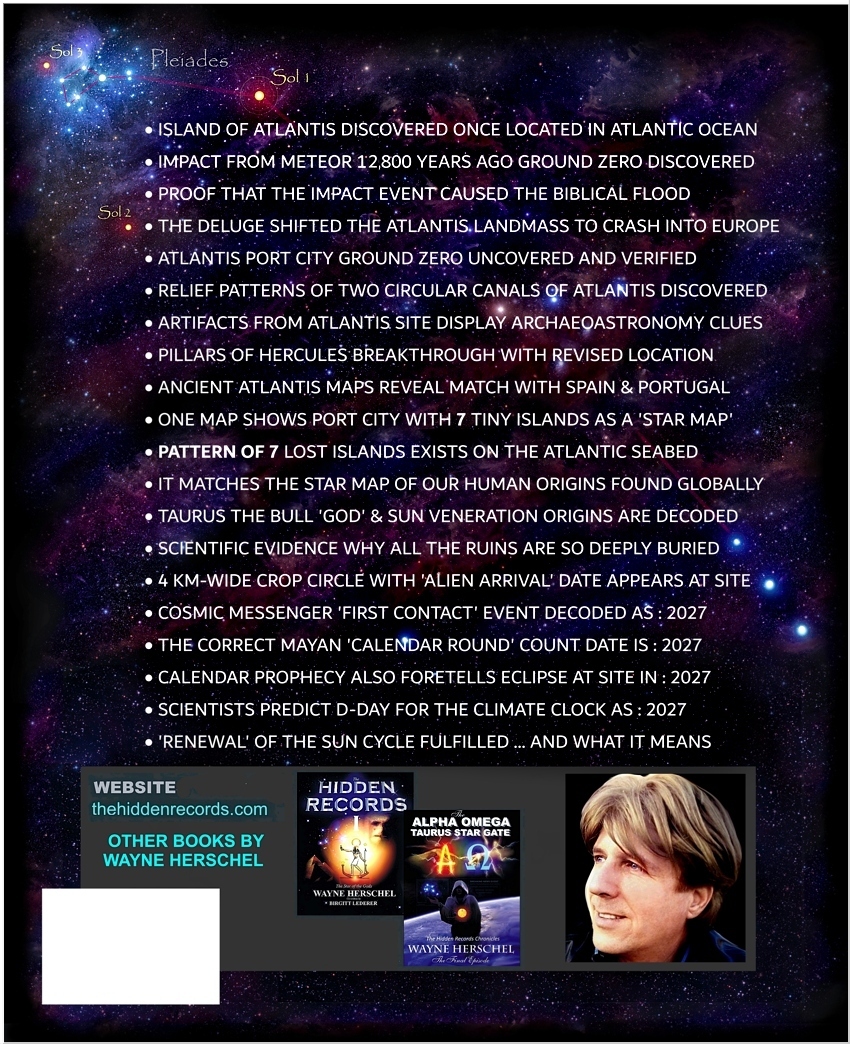 The list of new discoveries like no other Atlantis book to date